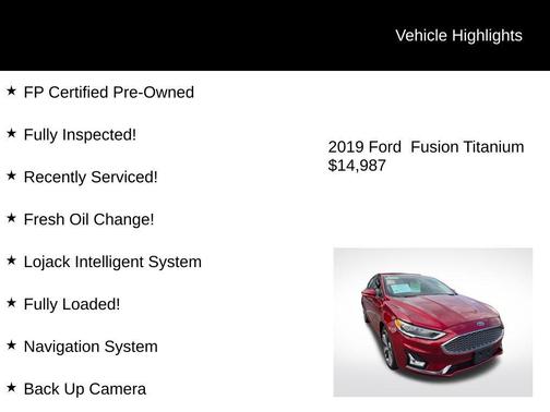 2019 Ford Fusion Titanium