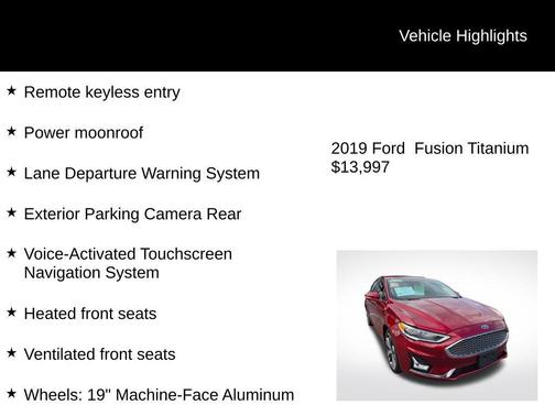 2019 Ford Fusion Titanium