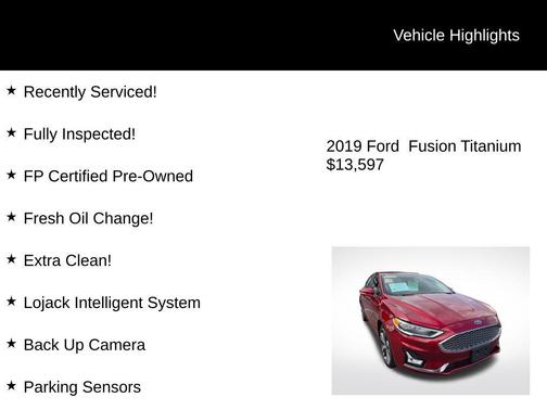 2019 Ford Fusion Titanium