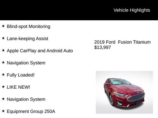 2019 Ford Fusion Titanium