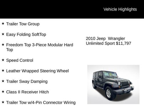 2010 Jeep Wrangler Unlimited Sport