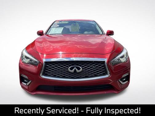 Dynamic Sunstone Red 2022 INFINITI Q50 3.0t LUXE