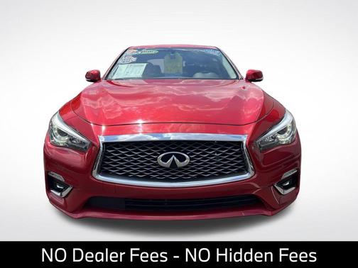 Dynamic Sunstone Red 2022 INFINITI Q50 3.0t LUXE