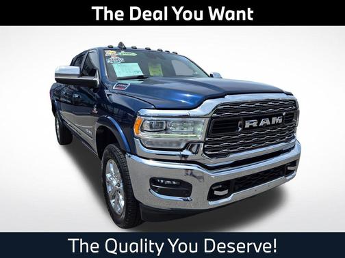 Patriot Blue Pearlcoat 2022 RAM 2500 Limited Mega Cab 4x4 6'4' Box