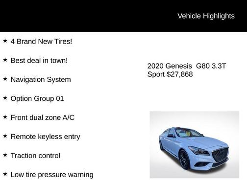 Siberian Ice 2020 Genesis G80 3.3T Sport