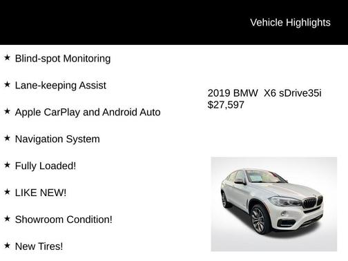 2019 BMW X6 sDrive35i