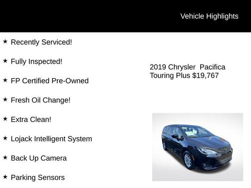2019 Chrysler Pacifica Touring Plus