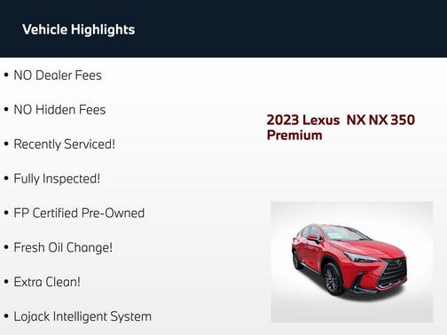 Redline 2023 Lexus NX 350 Premium