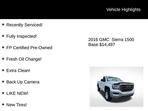 2016 GMC Sierra 1500 Base