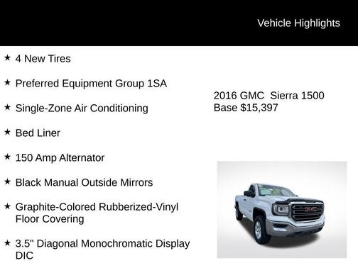 2016 GMC Sierra 1500 Base
