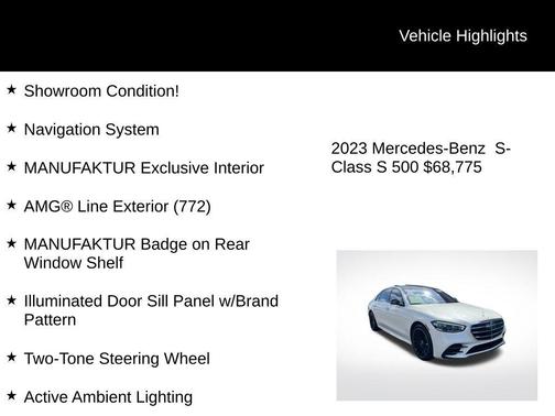 2023 Mercedes-Benz S-Class 4MATIC