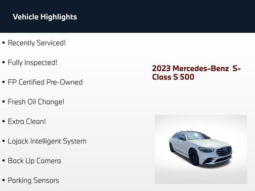 MANUFAKTUR Diamond White 2023 Mercedes-Benz S-Class 4MATIC