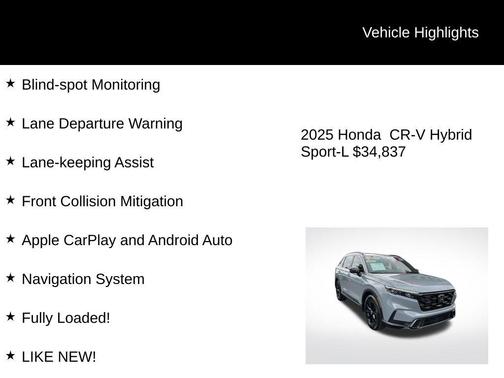 2025 Honda CR-V Hybrid Sport FWD