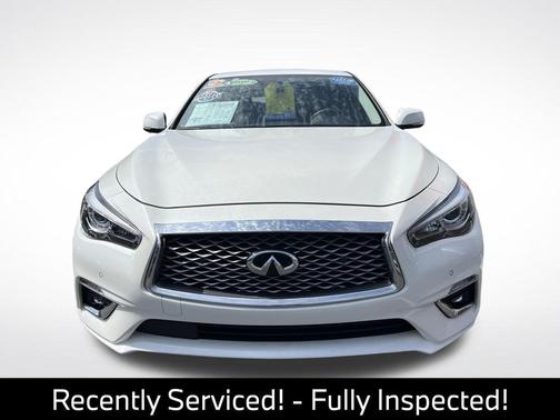 Majestic White 2023 INFINITI Q50 3.0t LUXE
