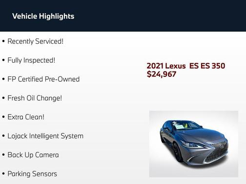 Nebula Gray Pearl 2021 Lexus ES 350 Base