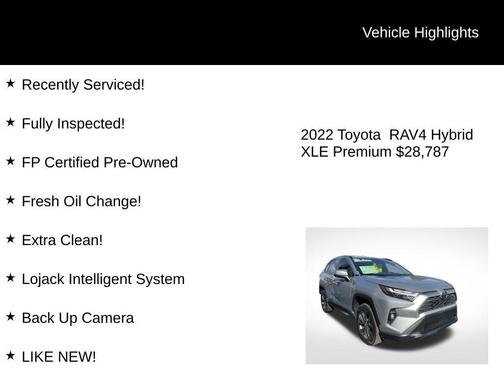 2022 Toyota RAV4 Hybrid XLE Premium