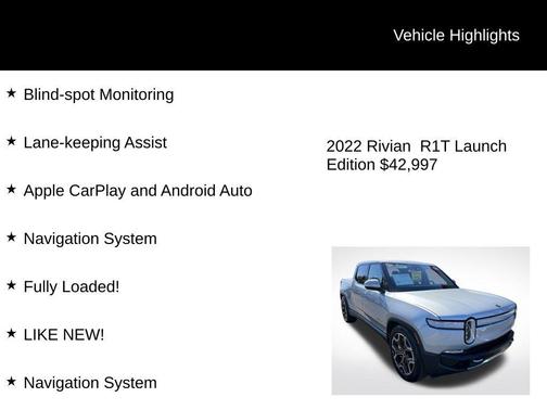 2022 Rivian R1T Launch Edition