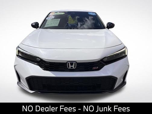 Platinum White Pearl 2025 Honda Civic Si Base