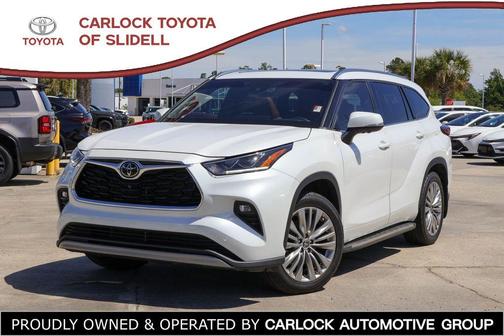 Wind Chill Pearl 2024 Toyota Highlander Platinum