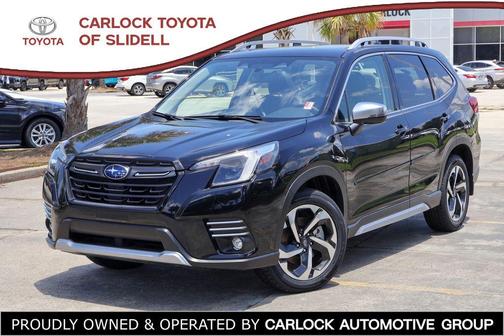 Crystal Black Silica 2023 Subaru Forester Touring