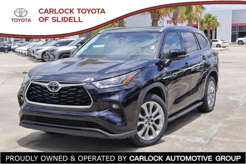 Midnight Black Metallic 2023 Toyota Highlander Limited