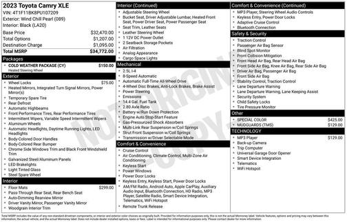 2023 Toyota Camry XLE