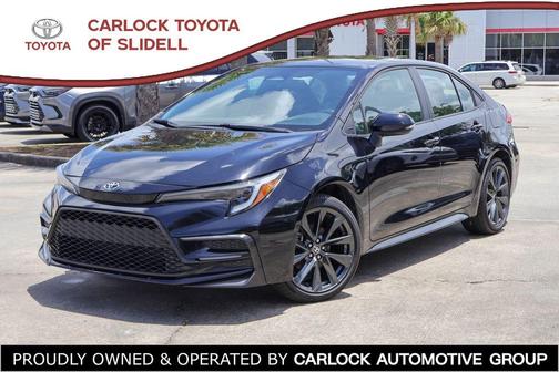 Midnight Black Metallic 2024 Toyota Corolla SE