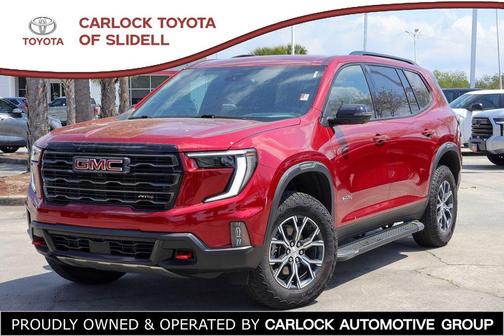 Volcanic Red 2024 GMC Acadia AT4