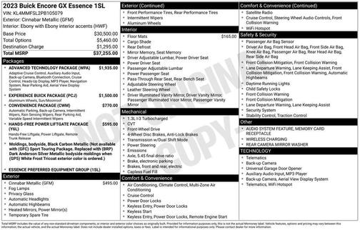2023 Buick Encore GX Essence
