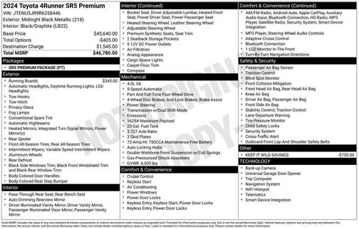 2024 Toyota 4Runner SR5 Premium