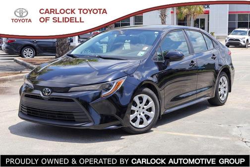 Midnight Black Metallic 2023 Toyota Corolla LE