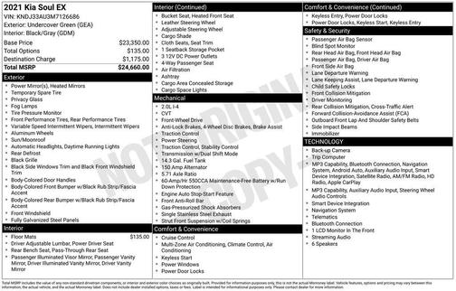 Undercover Green 2021 Kia Soul EX