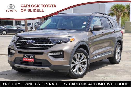 Stone Gray 2021 Ford Explorer XLT