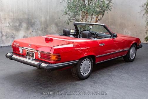 Signal Red 1987 Mercedes-Benz SL-Class 560SL