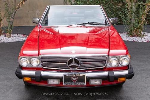 Signal Red 1987 Mercedes-Benz SL-Class 560SL