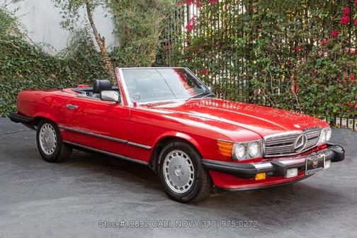 Signal Red 1987 Mercedes-Benz SL-Class 560SL