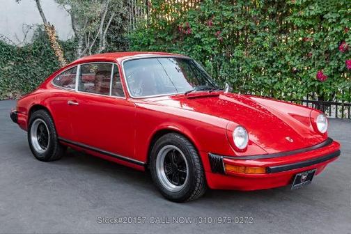 Red 1975 Porsche 911 S