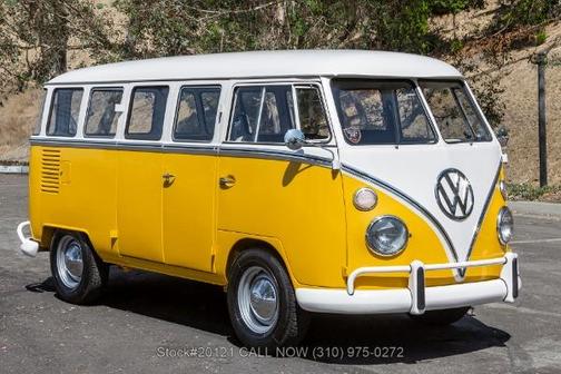 Bright Yellow 1974 Volkswagen Microbus