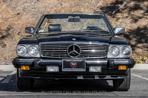 Black 1988 Mercedes-Benz SL-Class 560SL