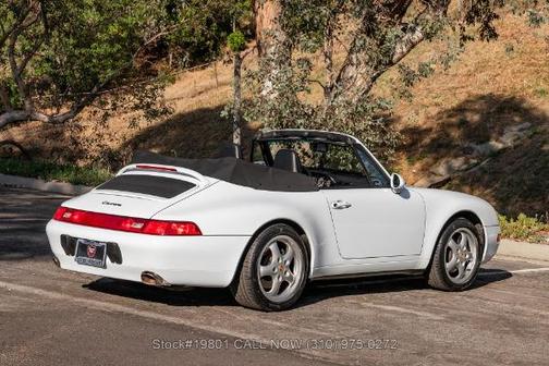 White 1998 Porsche 911 Carrera Cabriolet