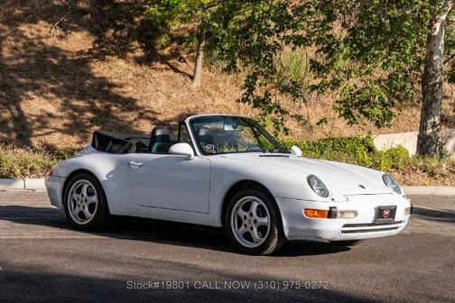 White 1998 Porsche 911 Carrera Cabriolet