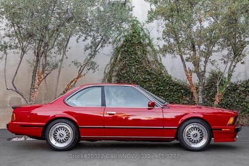 Cinnabar Red 1988 BMW 635 CSi