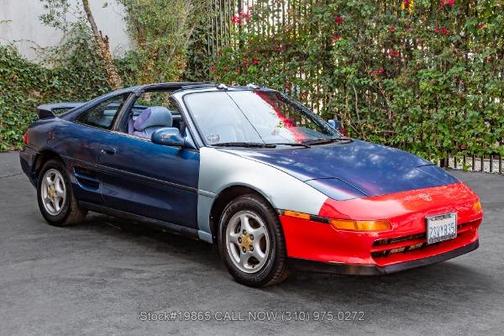 Blue 1991 Toyota MR2 Turbo