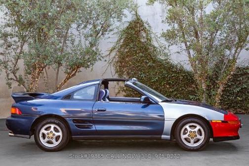 Blue 1991 Toyota MR2 Turbo