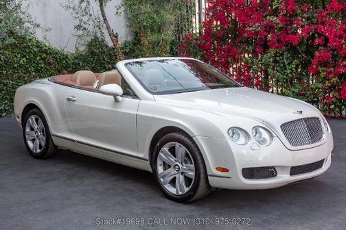 Pearl White 2007 Bentley Continental GTC
