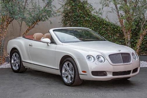 Pearl White 2007 Bentley Continental GTC