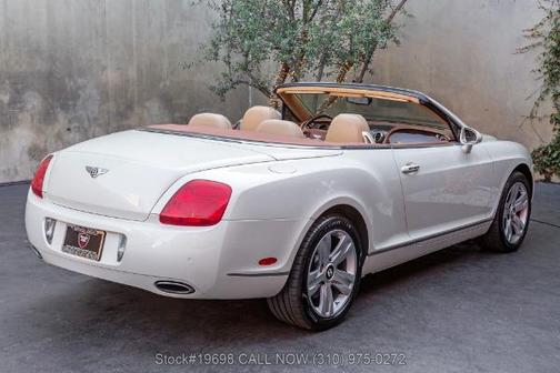 Pearl White 2007 Bentley Continental GTC