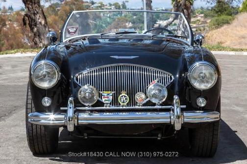 Black 1954 Austin-Healey 100 BN1