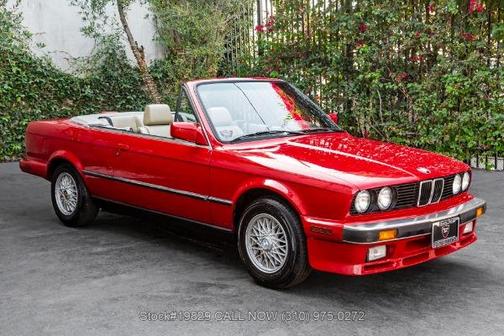 Red 1987 BMW 325 iC