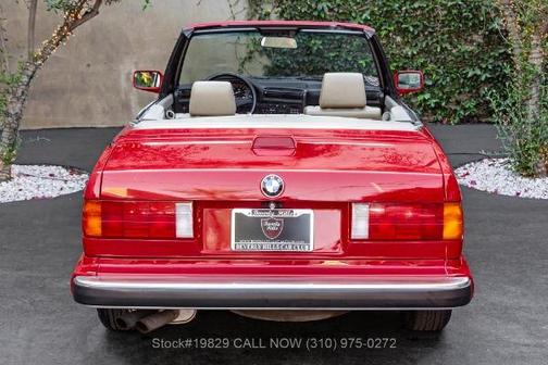 Red 1987 BMW 325 iC